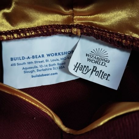 Harry Potter Gryffindor ruha / Build A Bear plüssökre