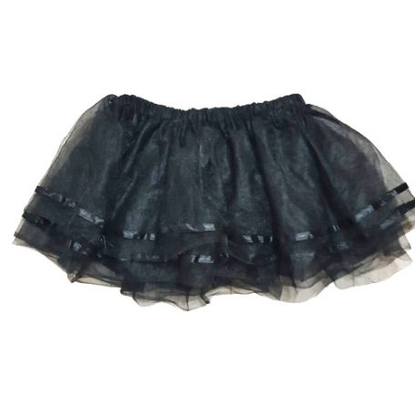Fekete tüll szoknya  One Size