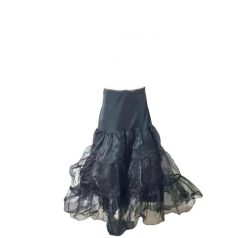 Fekete tüll szoknya S