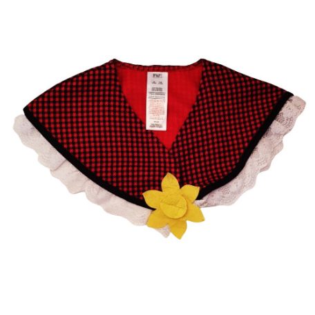 Történelmi Walesi szolgálólány jelmez gallér