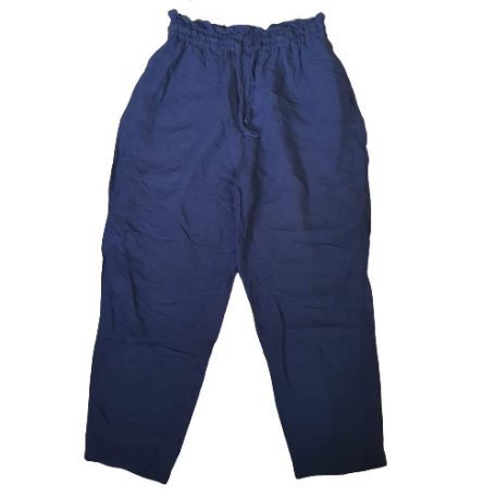 H&M / Linen Blend kék nadrág ,,S"