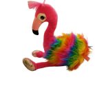 Rainbow flamingó plüss