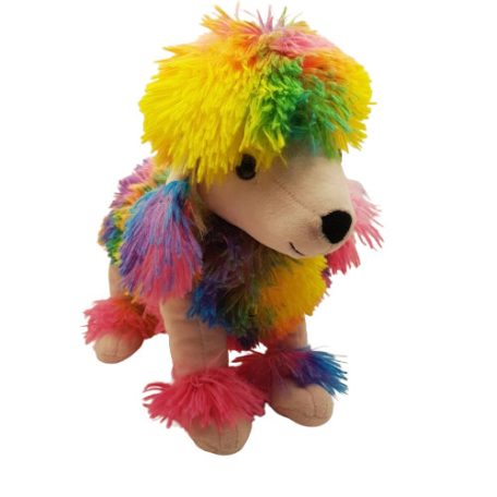 Rainbow Uszkár kutya plüss 26 cm