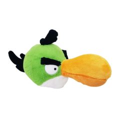 Angry Birds Hal zöld tukán plüss szemből hatalmas sárga csőr mérges szemöldök