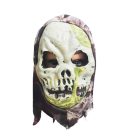 Koponya álarc csuklyával 