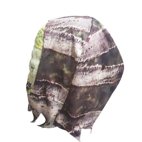 Koponya álarc csuklyával 