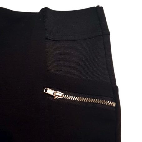 Fekete leggings 8-9 év