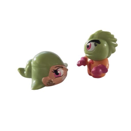 Alien vert avec créte Mangafigura Kinder TT048