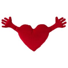 IKEA szív formapárna Piros