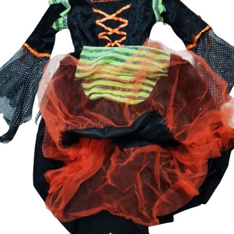 Boszorkány jelmez 7-10 év