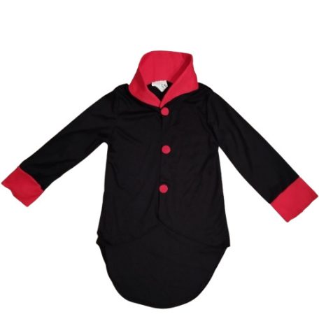 Porondmester Állatidomár Vámpír Frakk jelmez 6-8 év Álló galléros