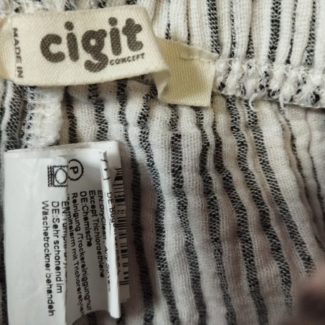 Csíkos laza nadrág 12-18 hó