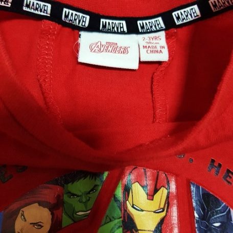 Bosszúállók póló 2-3 év  Marvel Avengers