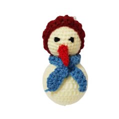 Kézműves hóember / Amigurumi