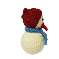 Kézműves hóember / Amigurumi