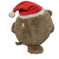   Bagoly plüss Mikulás sapkában 18 cm / Limitált kiadású!