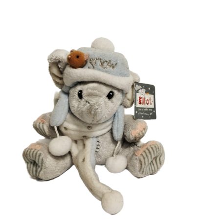 Elliot elefánt plüss figura 16 cm szemből