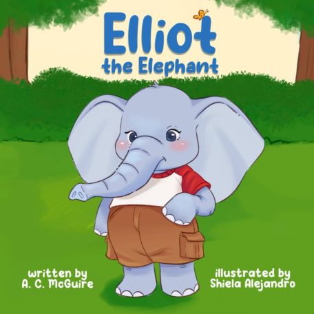 Elliot elefánt plüss Kenguruval a sapkájában