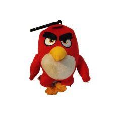 Angry Birds piros madár plüss szemből akasztóval 12cm