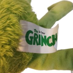 Eredeti The Dr. Seuss Grinch márkajelzett textil címke
