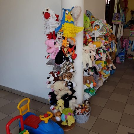 Kézbáb Kesztyűbáb tartó állvány 40 férőhelyes