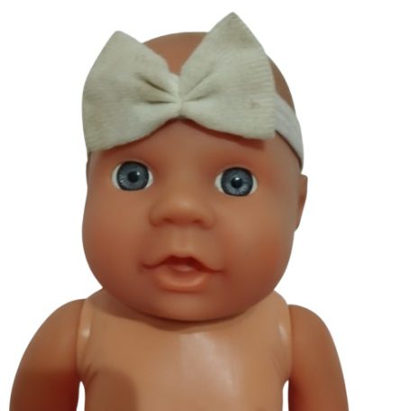 Szürke szemű fürdethető baba 38 cm