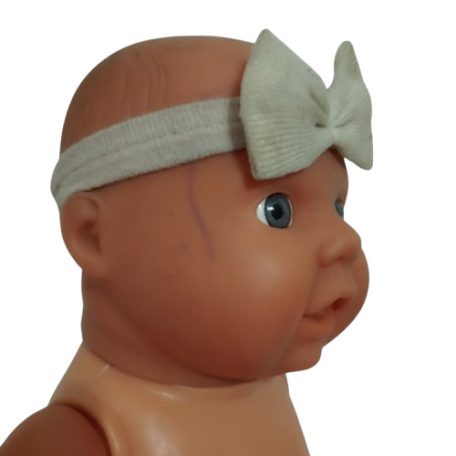 Szürke szemű fürdethető baba 38 cm