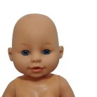 Kék szemű fürdethető baba 35 cm