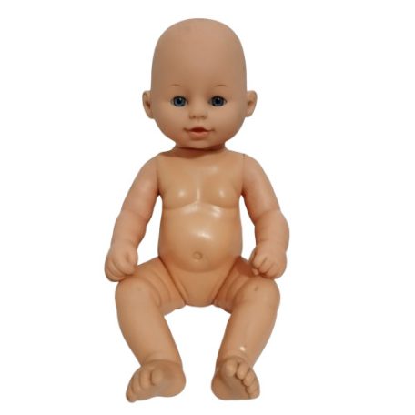 Kék szemű fürdethető baba 35 cm