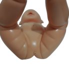 Kék szemű fürdethető baba 35 cm