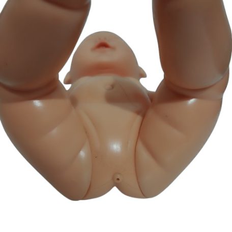 Kék szemű fürdethető baba 35 cm