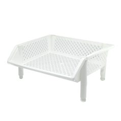 Rácsos tárolópolc / műanyag