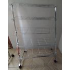 Cipős állvány, 5 soros, Görgős kivitelben, KRÓMOZOTT