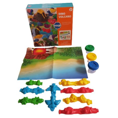 PLAYGO Dino Volcano gyurmázó készlet