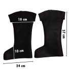 Csizmaszár Fekete / Csizmás a kandúr, Zorro, Muskétás, Kalóz, Lovag stb... jelmezhez