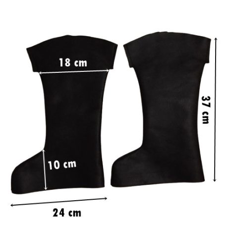 Csizmaszár Fekete / Csizmás a kandúr, Zorro, Muskétás, Kalóz, Lovag stb... jelmezhez