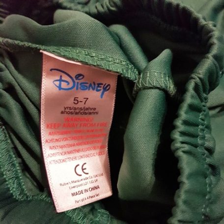 Pán Péter jelmez nadrág 5-7 év Disney