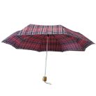Kockás esernyő Bordó