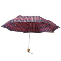 Kockás esernyő Bordó