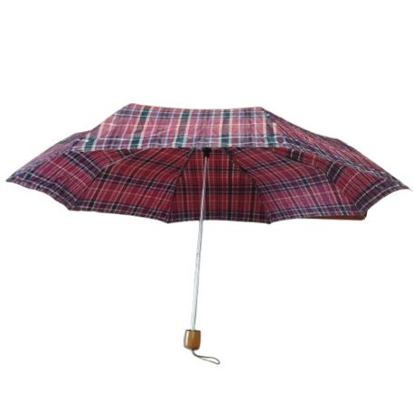Kockás esernyő Bordó