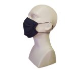 Fekete textil szájmaszk