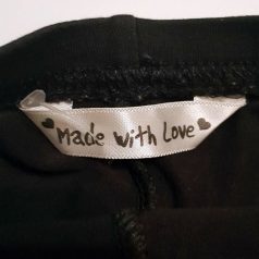 Fekete leggings 6-7 év