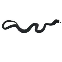 Gumi kígyó 24 cm Fekete