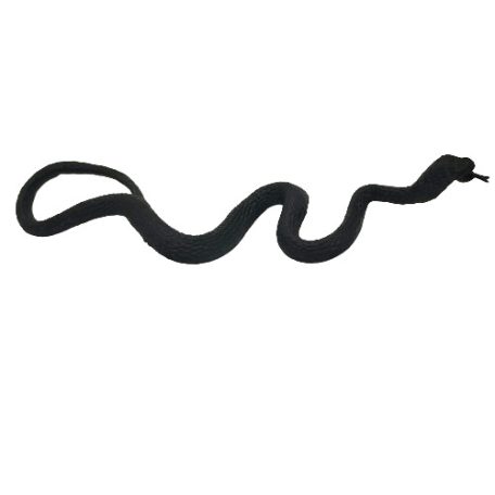 Gumi kígyó 24 cm Fekete
