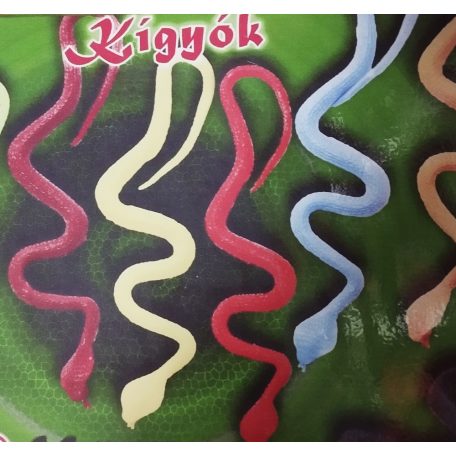 Gumi kígyó 24 cm Fekete
