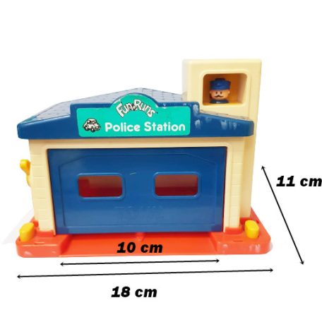  Tomy játék Rendőrségi garázs 1991-es évjárat