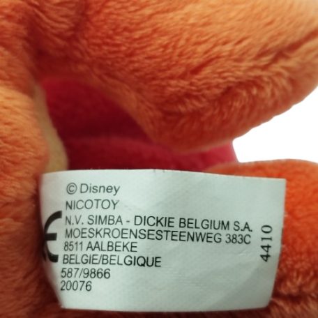 Tigris plüss szíven Disney