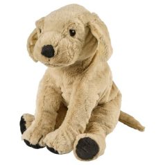 IKEA GOSIG GOLDEN retriever plüss kutya 40cm szemből ülő póz