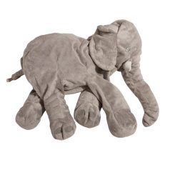 IKEA JÄTTESTOR elefánt plüss 55x50 cm fekvő pózban, extra puha párnának is jó
