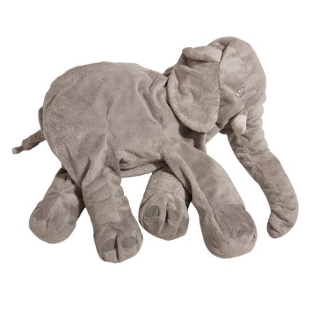 IKEA JÄTTESTOR elefánt plüss 55x50 cm fekvő pózban, extra puha párnának is jó